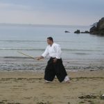 Entrenando en la playa